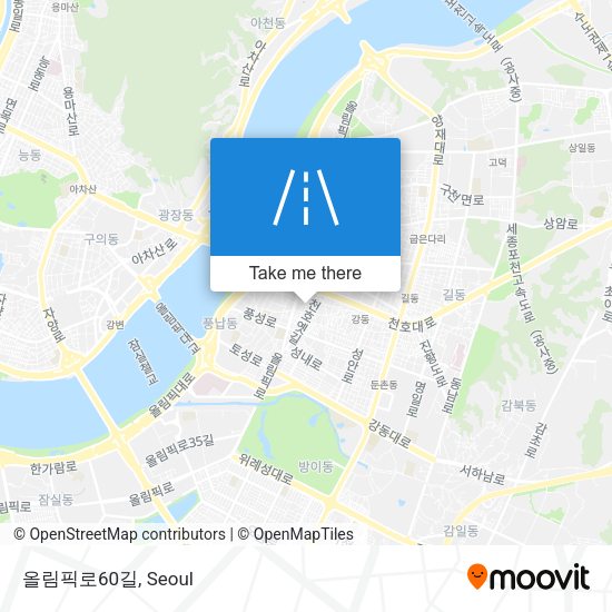 올림픽로60길 map