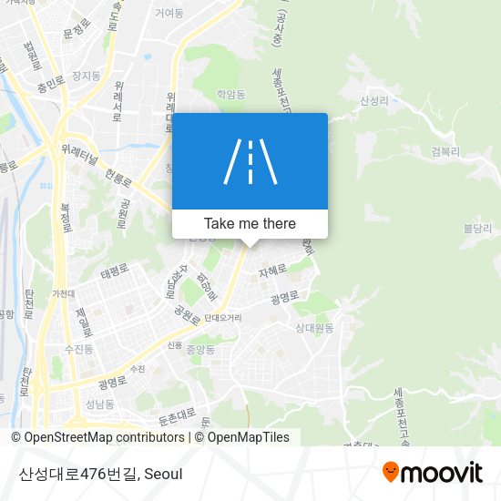 산성대로476번길 map