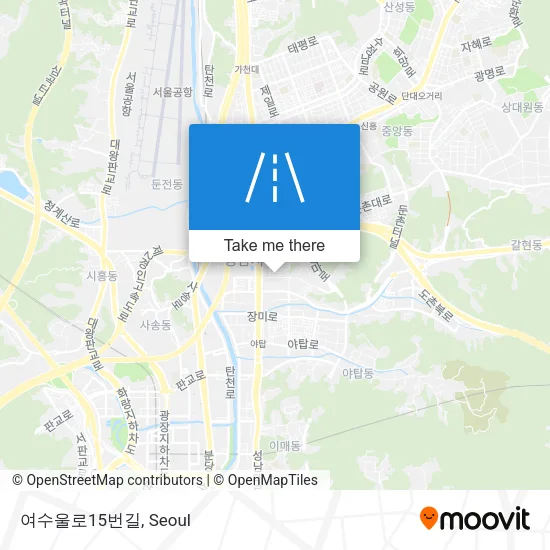 여수울로15번길 map
