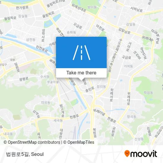 법원로5길 map