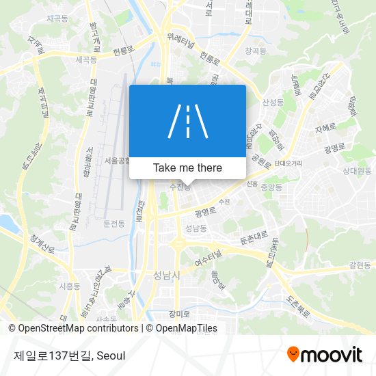 제일로137번길 map