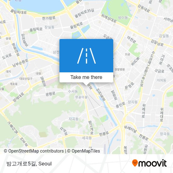 밤고개로5길 map