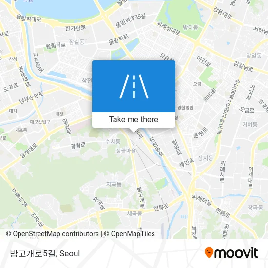 밤고개로5길 map