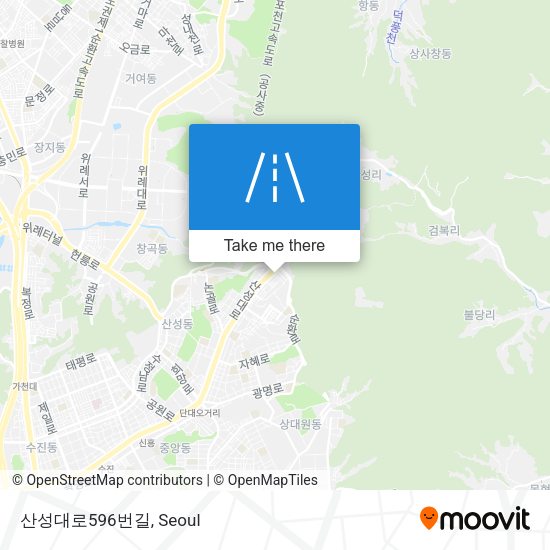 산성대로596번길 map