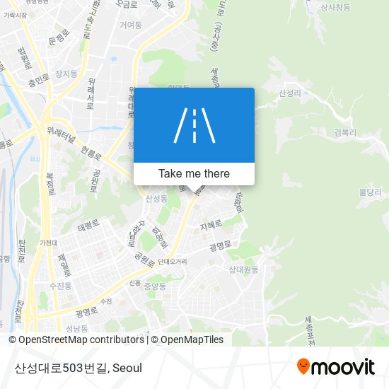 산성대로503번길 map