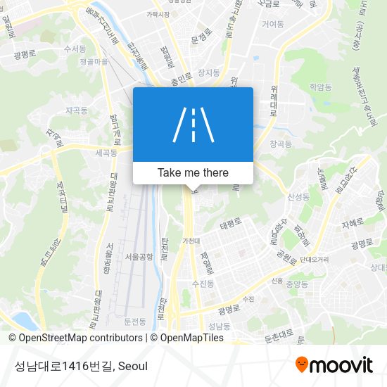 성남대로1416번길 map