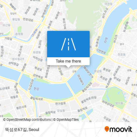 뚝섬로67길 map