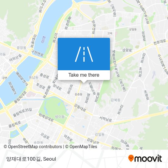 양재대로100길 map