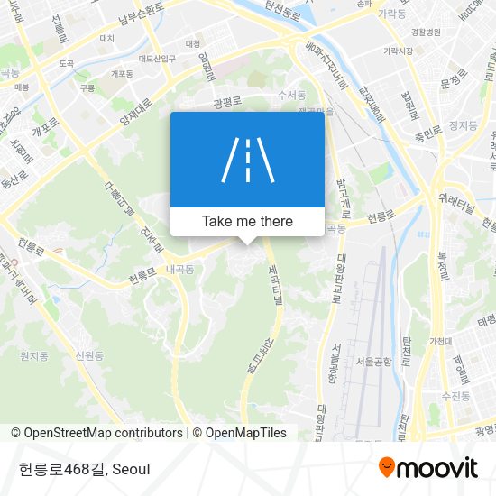헌릉로468길 map