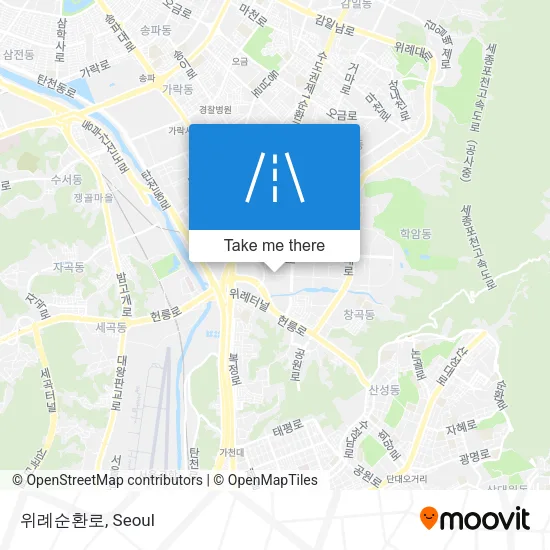 위례순환로 map