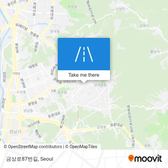 금상로87번길 map