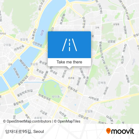 양재대로95길 map