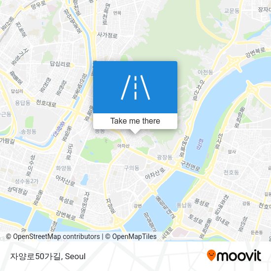 자양로50가길 map