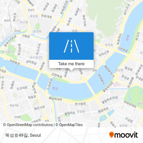 뚝섬로49길 map