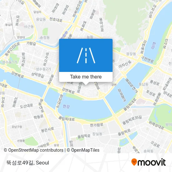 뚝섬로49길 map