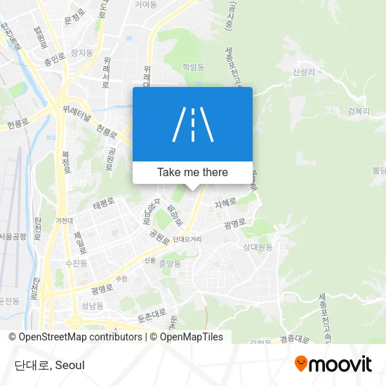 단대로 map