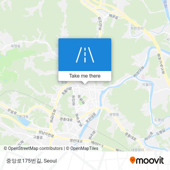 중앙로175번길 map