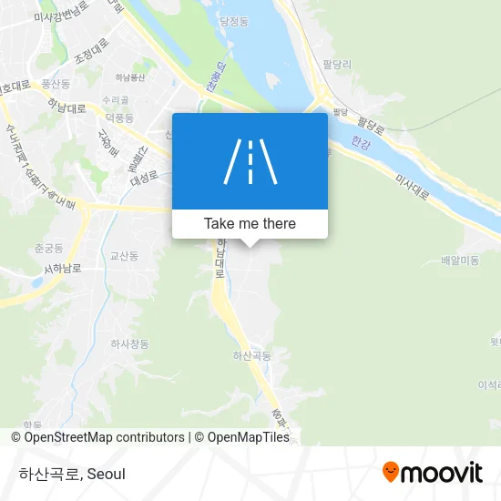 하산곡로 map