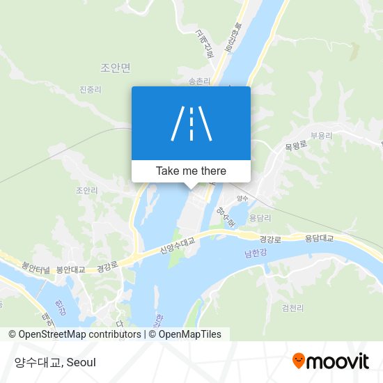 양수대교 map