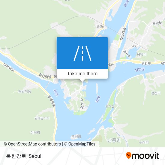 북한강로 map