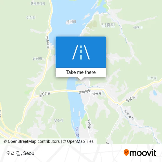 오리길 map