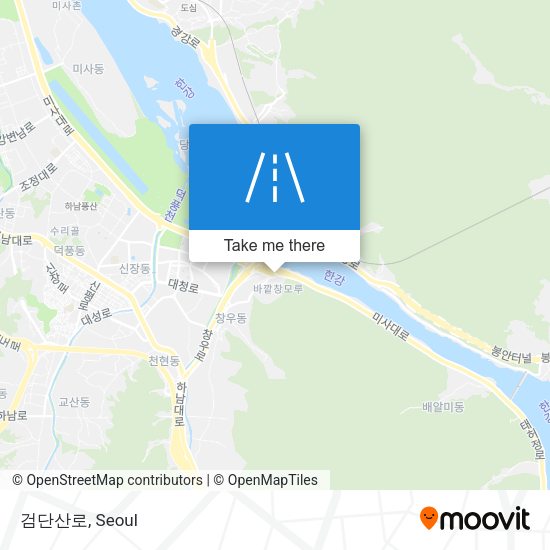 검단산로 map