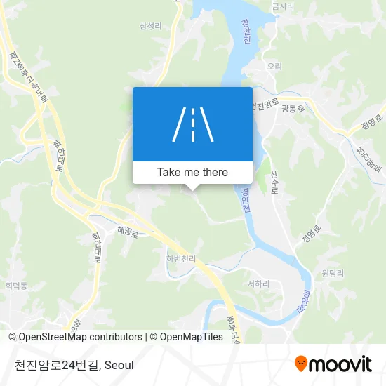 천진암로24번길 map