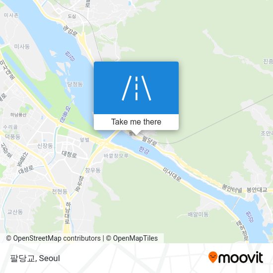 팔당교 map