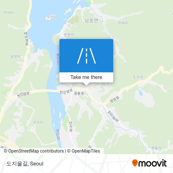 도지울길 map