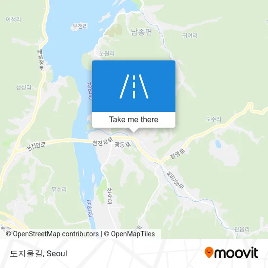 도지울길 map