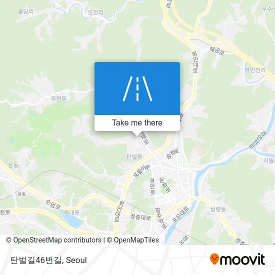 탄벌길46번길 map