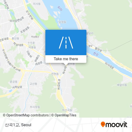 산곡1교 map