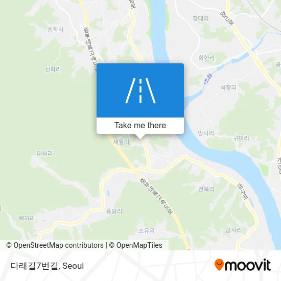다래길7번길 map