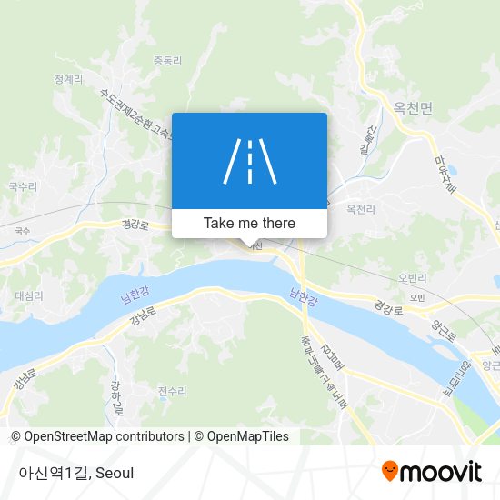 아신역1길 map