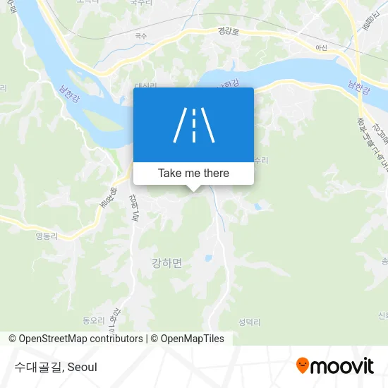 수대골길 map