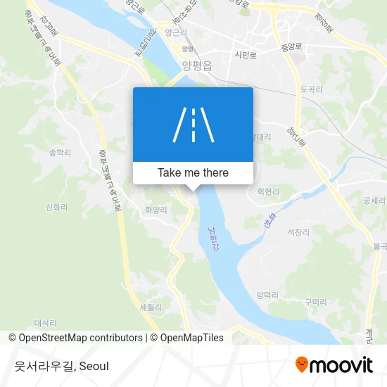 웃서라우길 map