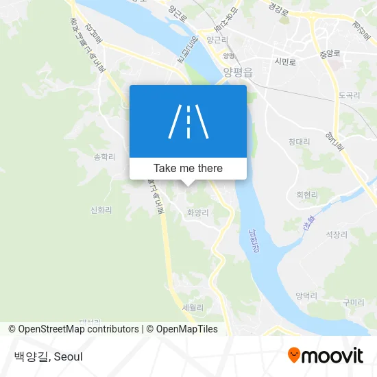 백양길 map