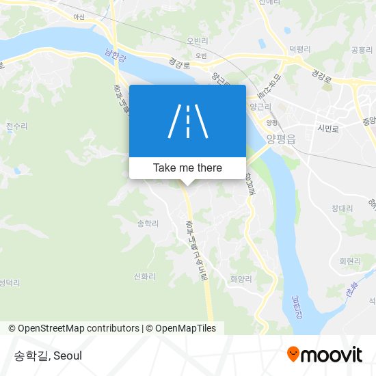 송학길 map