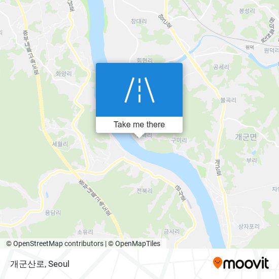 개군산로 map