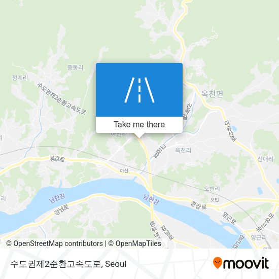 수도권제2순환고속도로 map