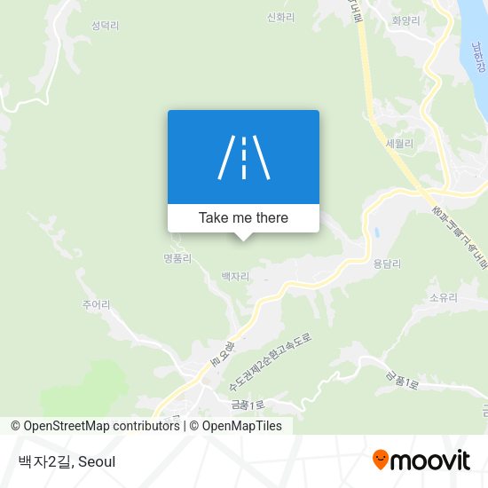 백자2길 map
