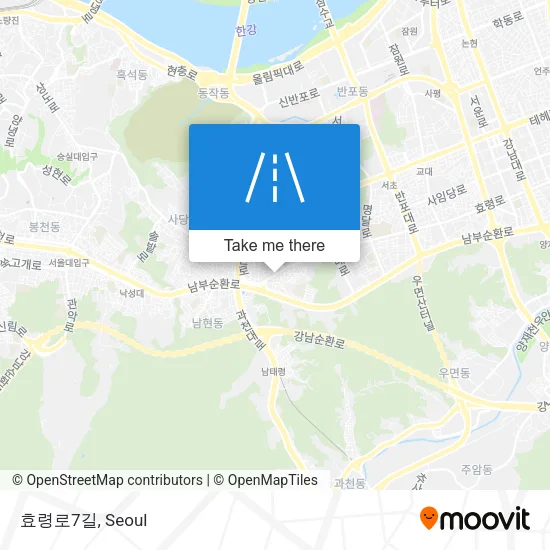 효령로7길 map