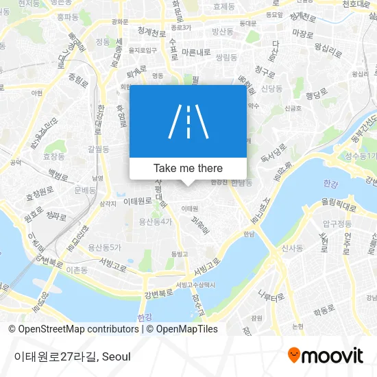 이태원로27라길 map