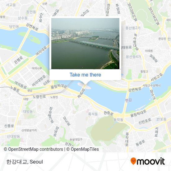 한강대교 map
