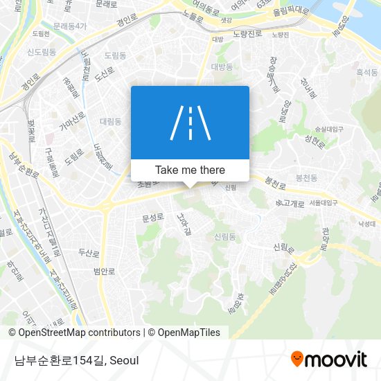 남부순환로154길 map