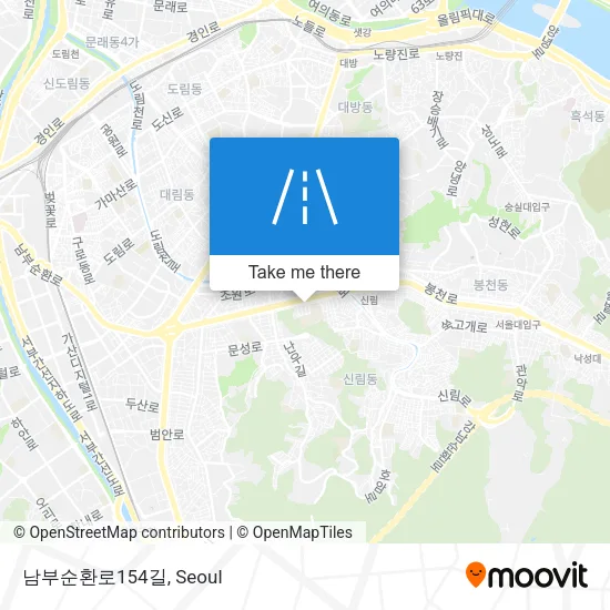 남부순환로154길 map