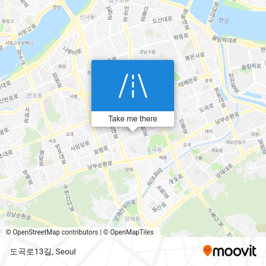도곡로13길 map