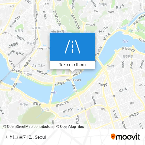 서빙고로71길 map