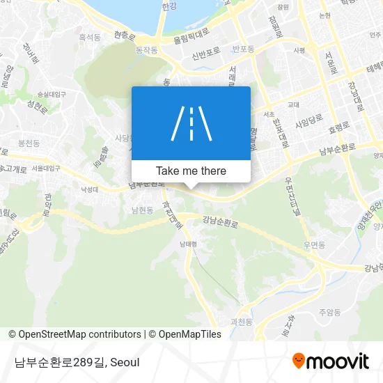 남부순환로289길 map