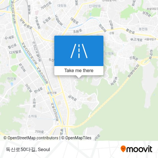 독산로50다길 map